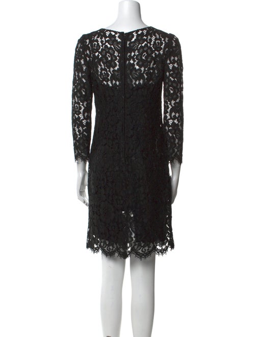 Dolce & Gabbana Lace Pattern Mini Dress