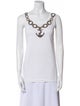 Dolce & Gabbana Scoop Neck Sleeveless Top