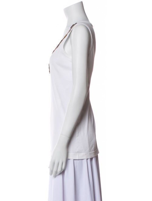 Dolce & Gabbana Scoop Neck Sleeveless Top