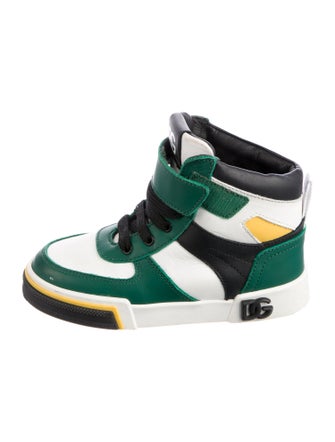Dolce & Gabbana Boys' Leather High Top Sneakers