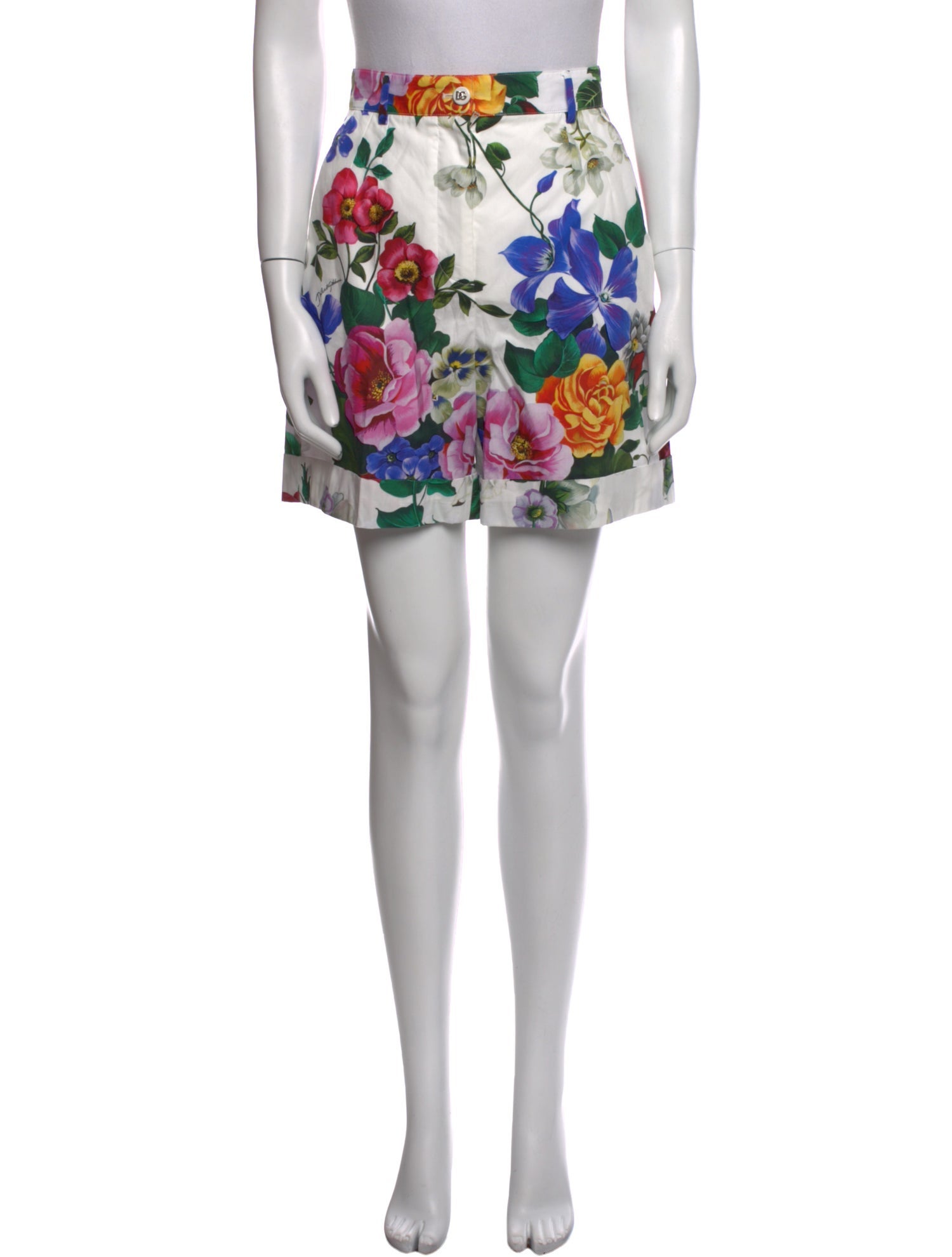 Dolce & Gabbana Printed Knee-Length Shorts