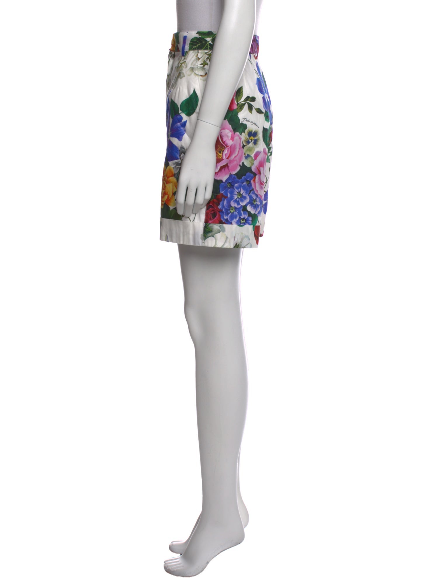 Dolce & Gabbana Printed Knee-Length Shorts
