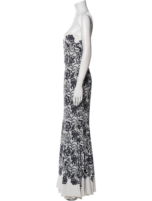 Dolce & Gabbana Lace Pattern Long Dress