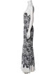 Dolce & Gabbana Lace Pattern Long Dress