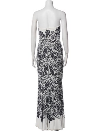 Dolce & Gabbana Lace Pattern Long Dress