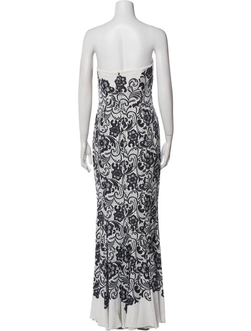 Dolce & Gabbana Lace Pattern Long Dress