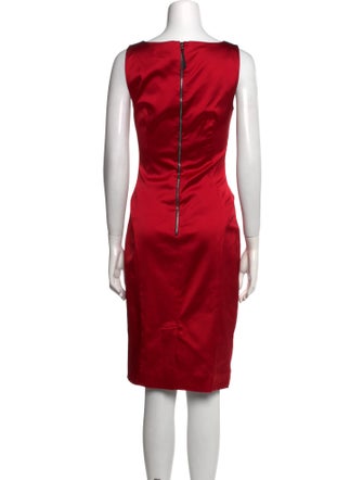 Dolce & Gabbana Scoop Neck Knee-Length Dress