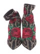 Dolce & Gabbana Neoprene Floral Print Sock Boots