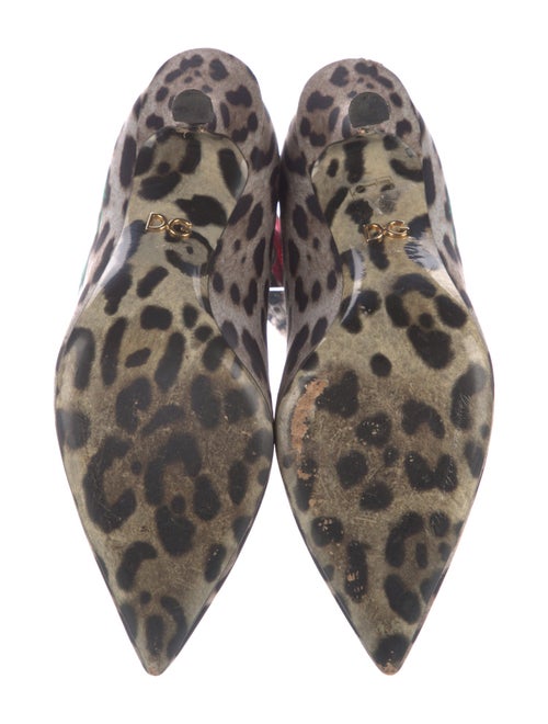 Dolce & Gabbana Neoprene Floral Print Sock Boots