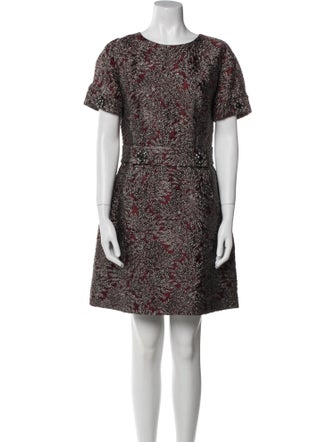 Dolce & Gabbana Printed Knee-Length Dress