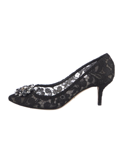 Dolce & Gabbana Lace Lace Pattern Pumps
