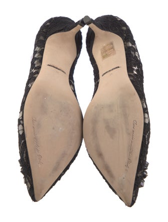 Dolce & Gabbana Lace Lace Pattern Pumps