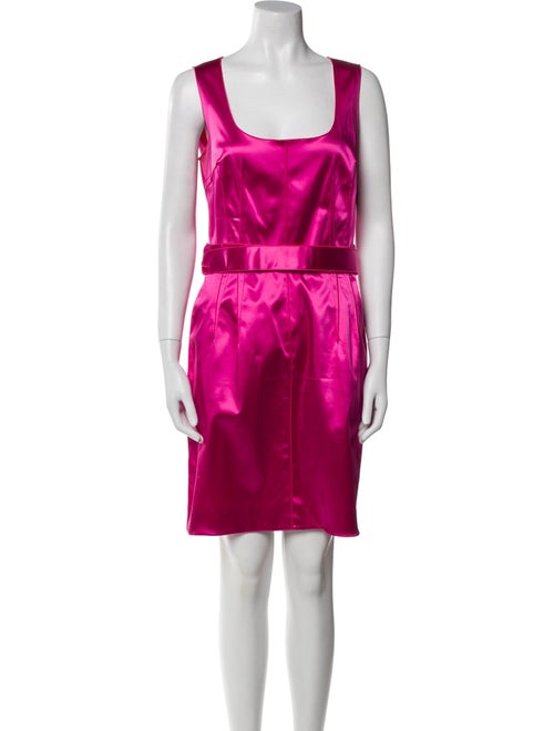 Dolce & Gabbana Satin Knee-Length Dress