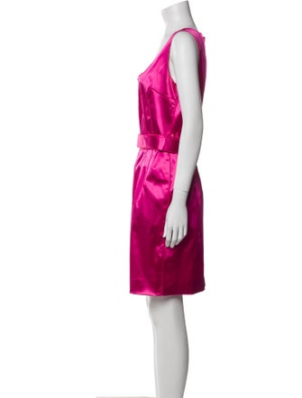 Dolce & Gabbana Satin Knee-Length Dress