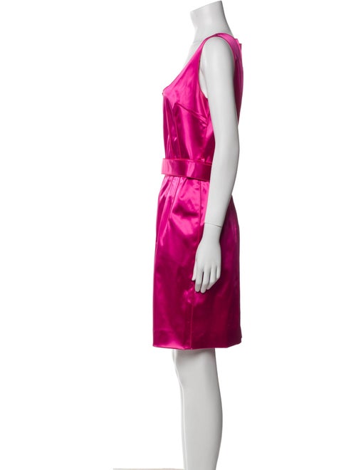 Dolce & Gabbana Satin Knee-Length Dress