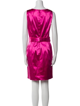 Dolce & Gabbana Satin Knee-Length Dress