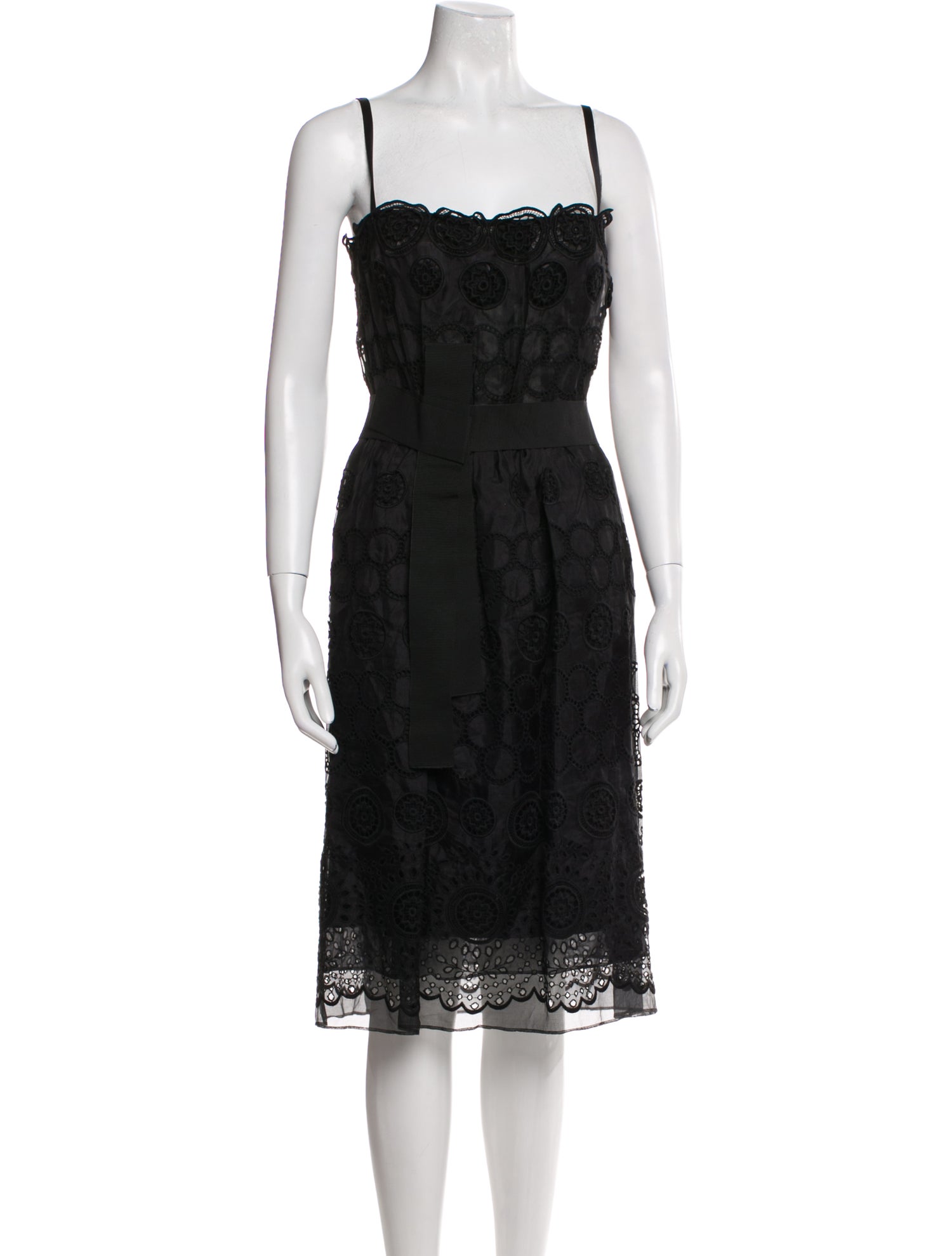 Dolce & Gabbana Silk Knee-Length Dress
