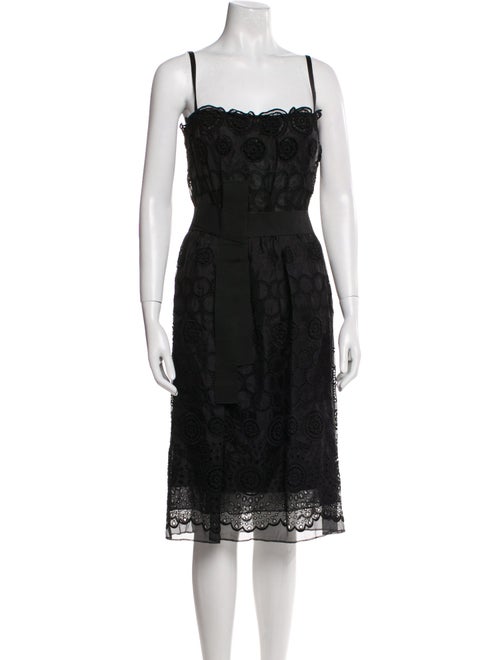 Dolce & Gabbana Silk Knee-Length Dress