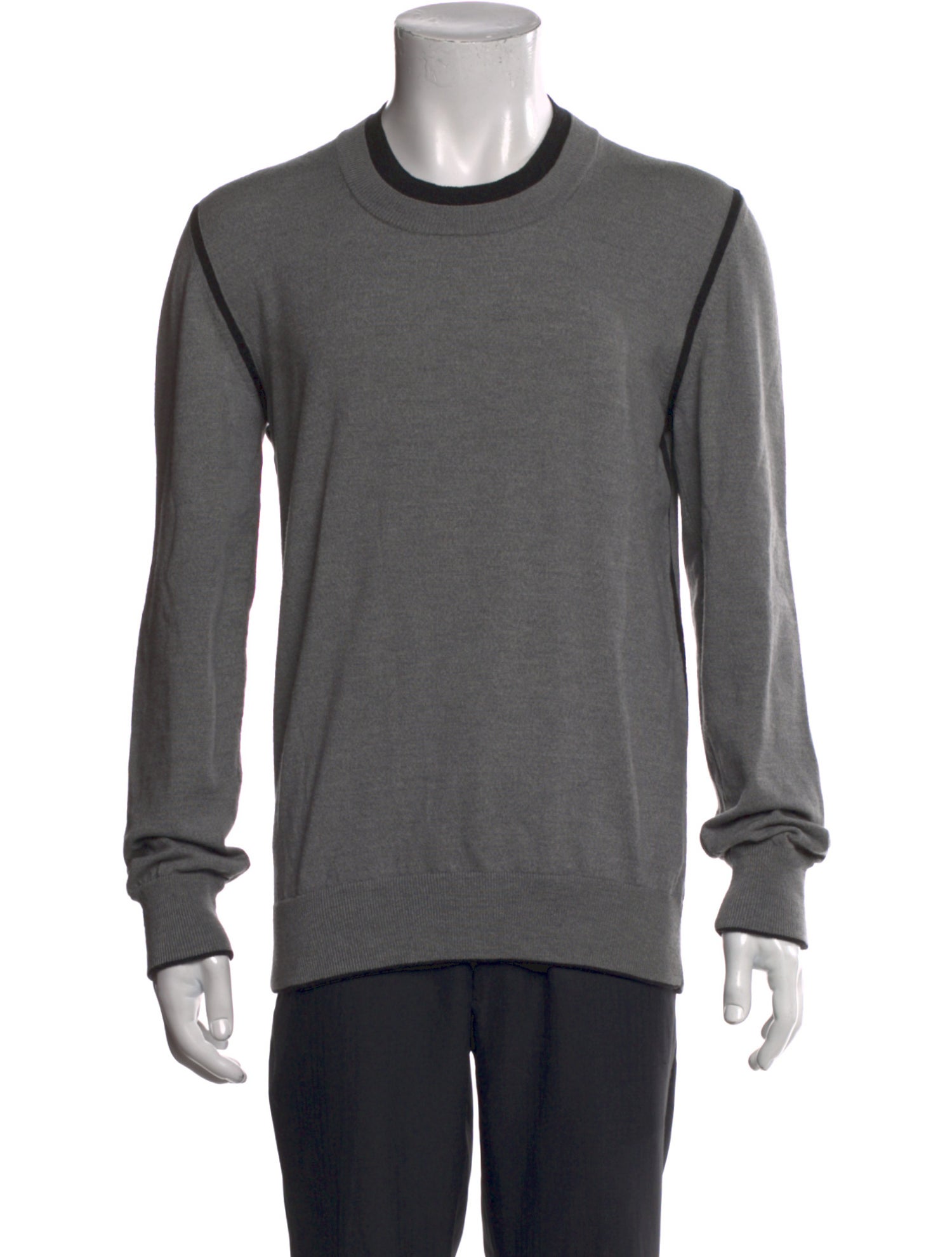 Dolce & Gabbana Virgin Wool Crew Neck Pullover