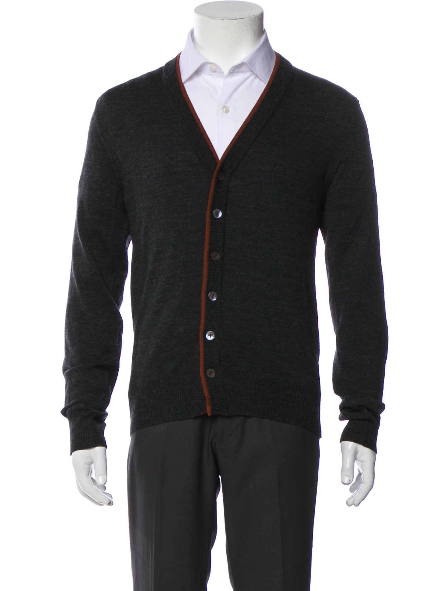Dolce & Gabbana Virgin Wool V-Neck Cardigan