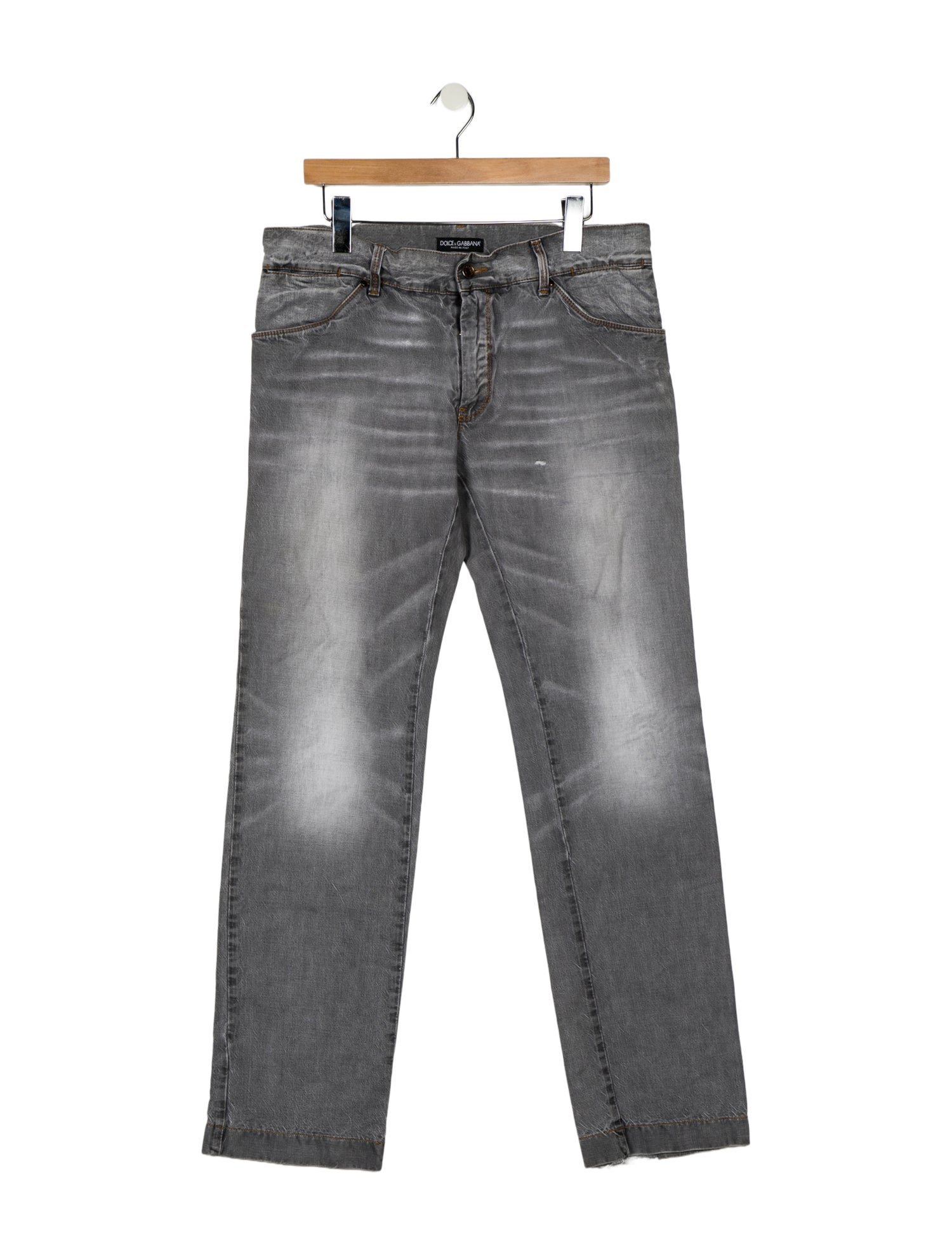 Dolce & Gabbana Mid-Rise Straight Leg Jeans