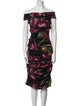 Dolce & Gabbana Silk Midi Length Dress