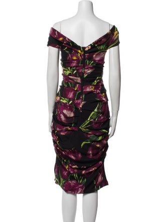 Dolce & Gabbana Silk Midi Length Dress