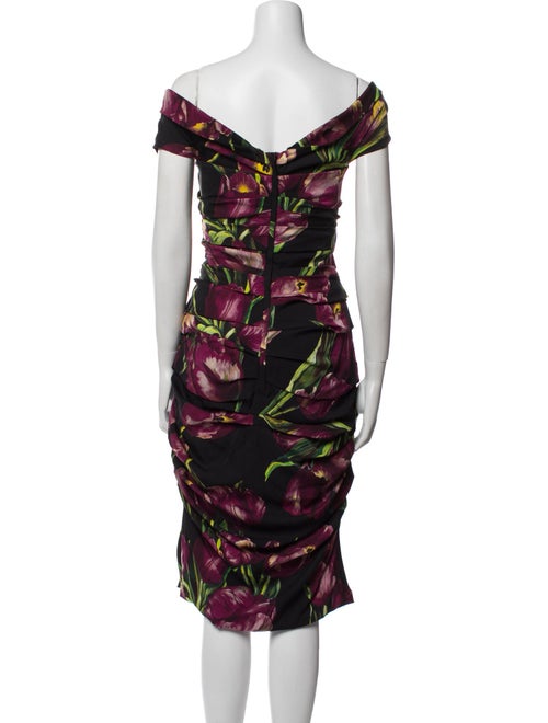 Dolce & Gabbana Silk Midi Length Dress