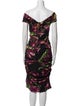 Dolce & Gabbana Silk Midi Length Dress