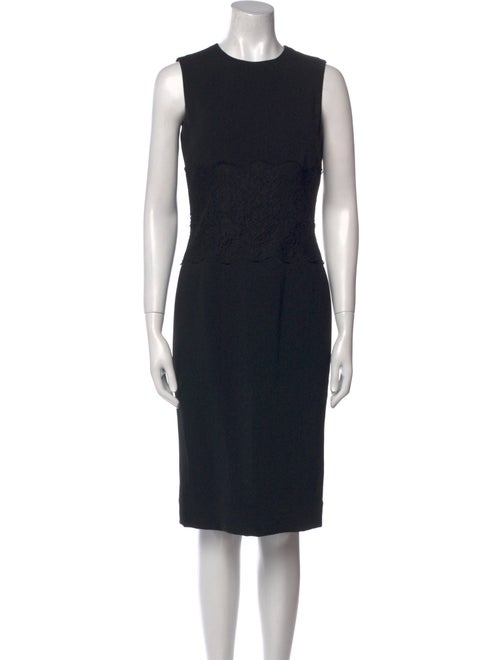 Dolce & Gabbana Crew Neck Midi Length Dress
