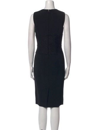 Dolce & Gabbana Crew Neck Midi Length Dress