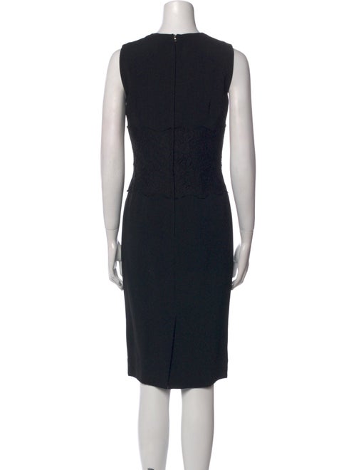 Dolce & Gabbana Crew Neck Midi Length Dress