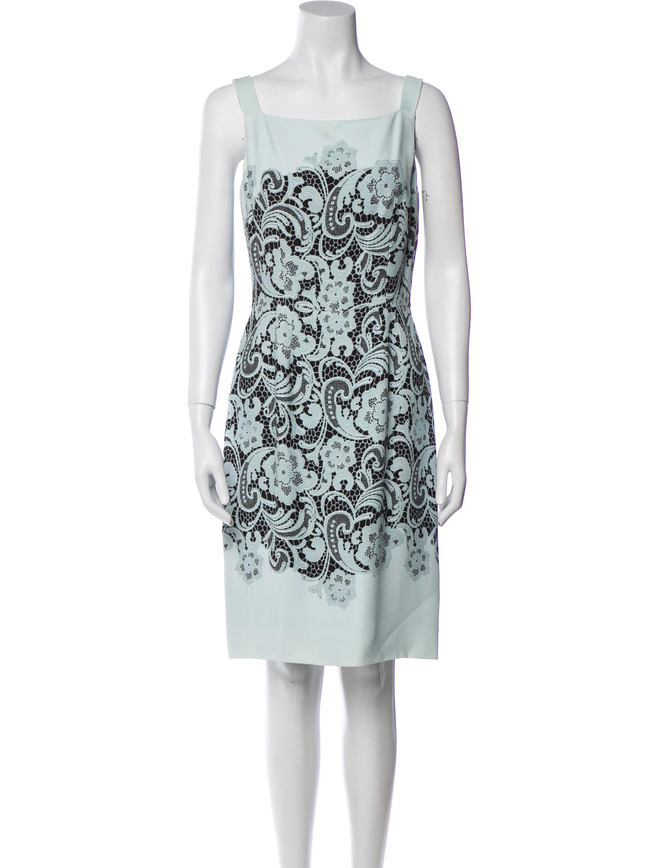 Dolce & Gabbana Printed Knee-Length Dress