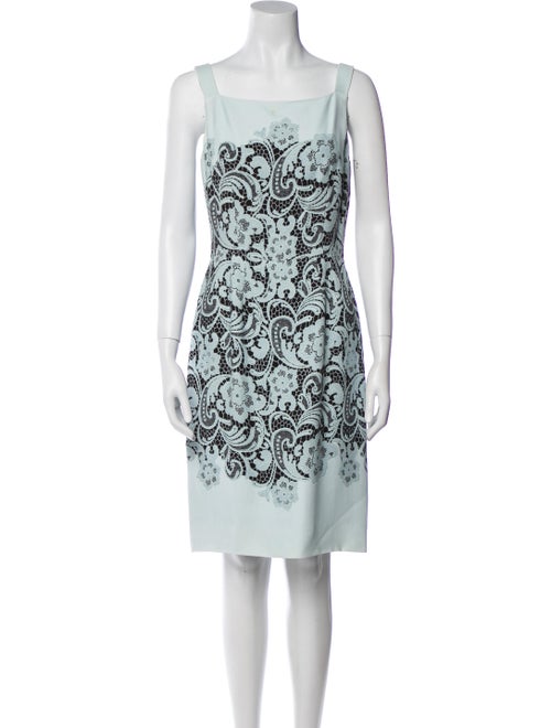 Dolce & Gabbana Printed Knee-Length Dress