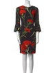 Dolce & Gabbana Printed Knee-Length Dress