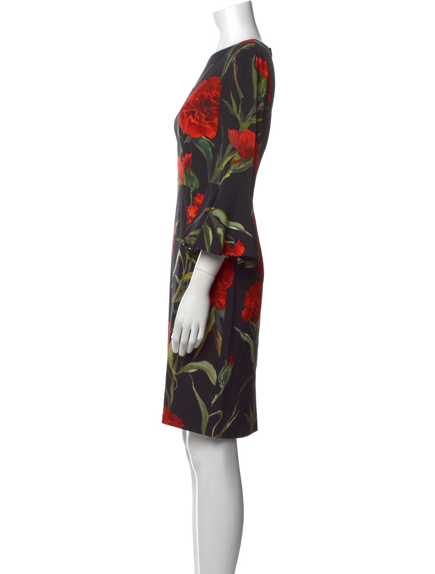 Dolce & Gabbana Printed Knee-Length Dress