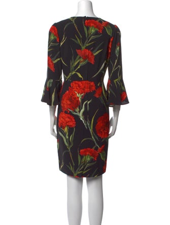 Dolce & Gabbana Printed Knee-Length Dress