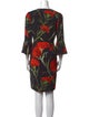 Dolce & Gabbana Printed Knee-Length Dress