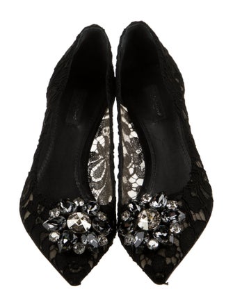 Dolce & Gabbana Lace Lace Pattern Pumps