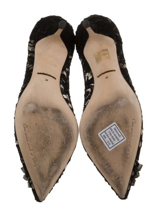 Dolce & Gabbana Lace Lace Pattern Pumps
