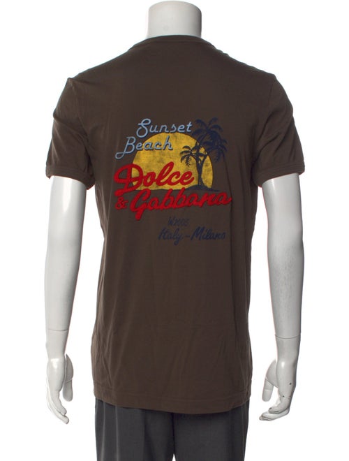 Dolce & Gabbana Crew Neck Short Sleeve T-Shirt