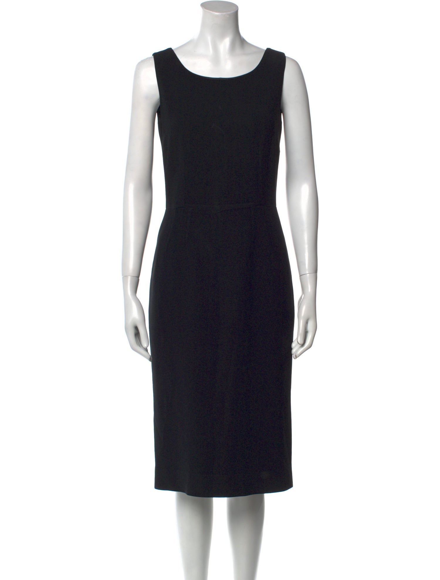 Dolce & Gabbana Scoop Neck Midi Length Dress