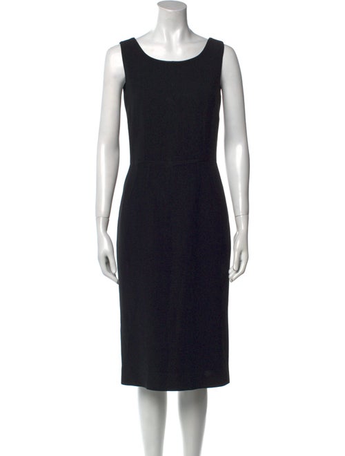 Dolce & Gabbana Scoop Neck Midi Length Dress