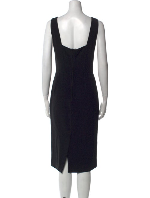 Dolce & Gabbana Scoop Neck Midi Length Dress