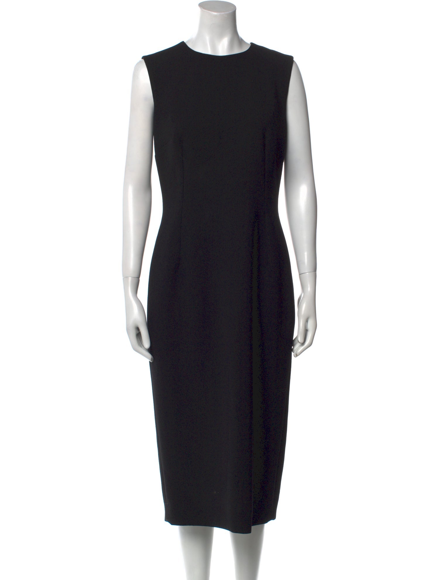 Dolce & Gabbana Virgin Wool Midi Length Dress
