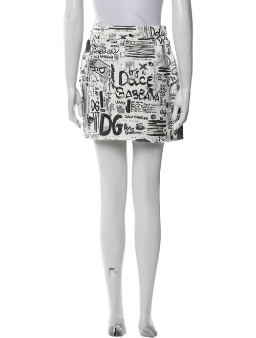 Dolce & Gabbana Printed Mini Skirt