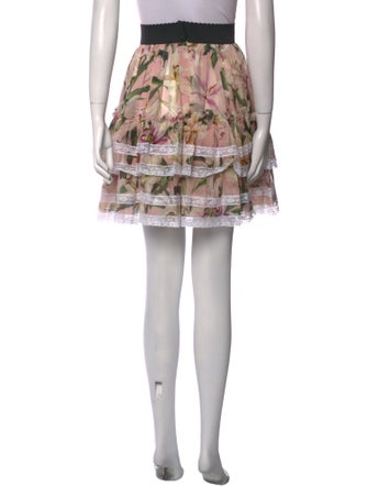 Dolce & Gabbana Silk Knee-Length Skirt