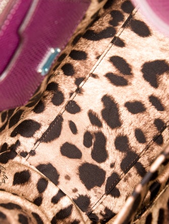 Dolce & Gabbana Embossed Leather Top Handle Bag