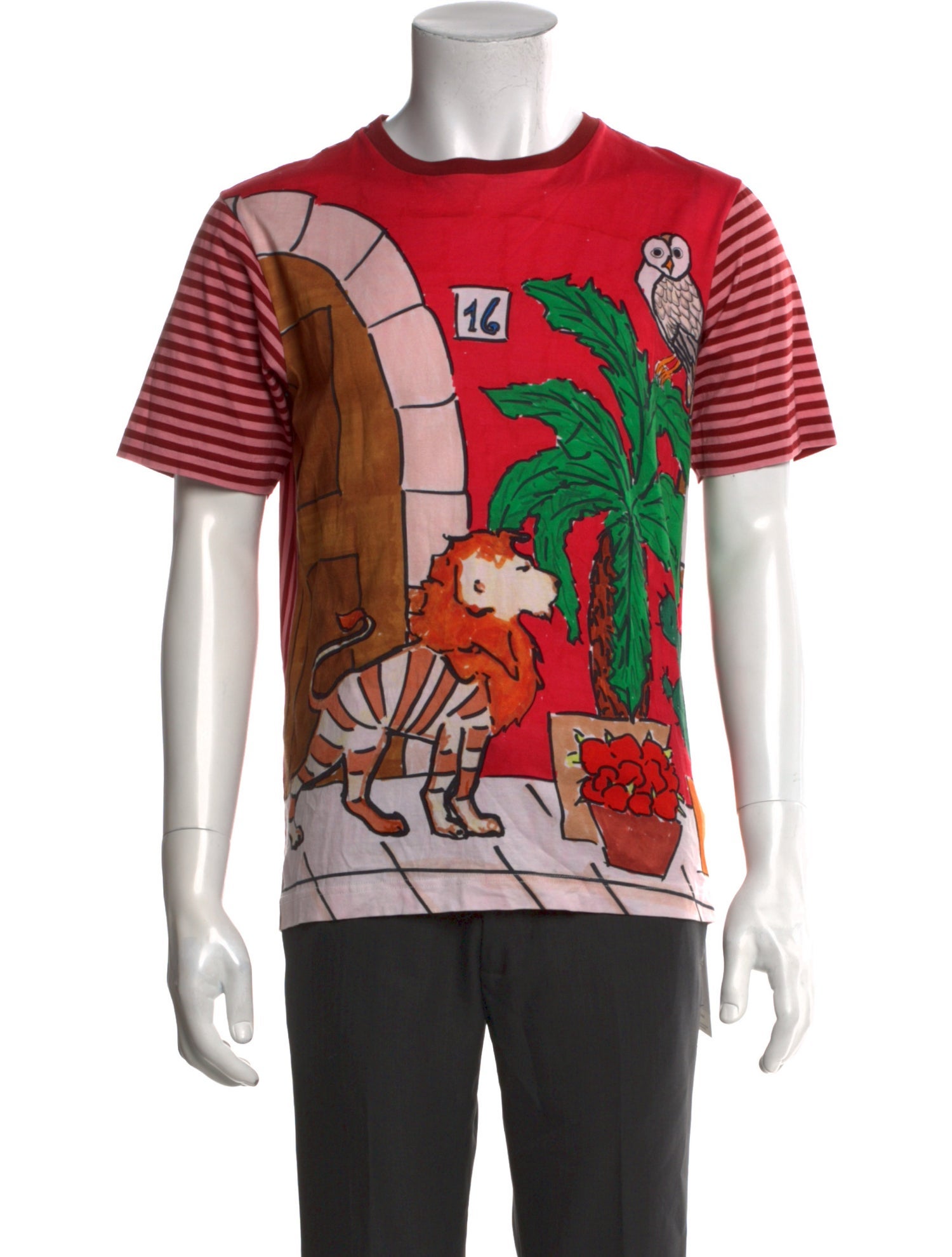 Dolce & Gabbana Mamma Print Crew Neck T-Shirt
