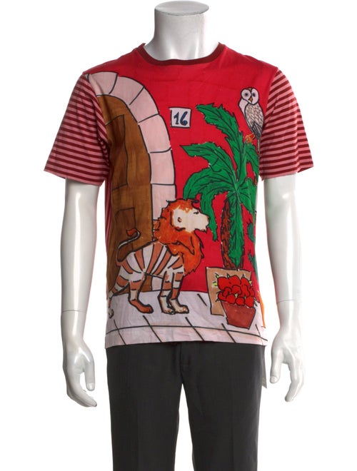 Dolce & Gabbana Mamma Print Crew Neck T-Shirt